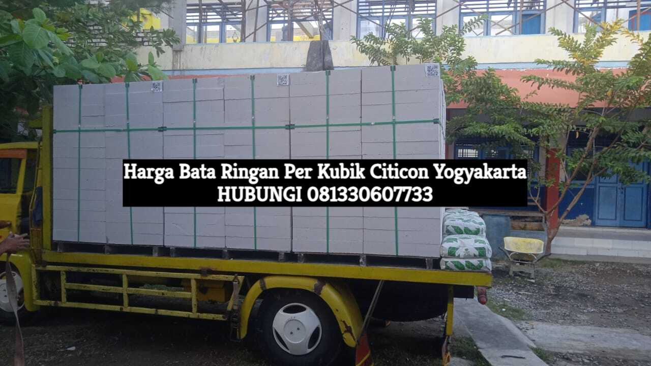 Harga Bata Ringan Per Kubik Citicon Yogyakarta