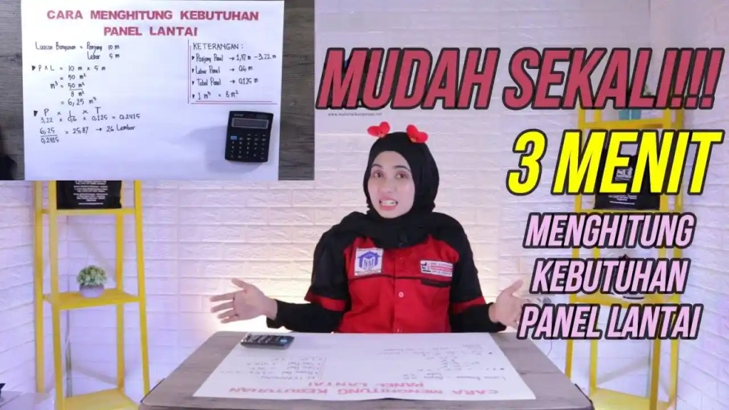 Cara Menghitung Jumlah Kebutuhan Panel&nbsp;Lantai