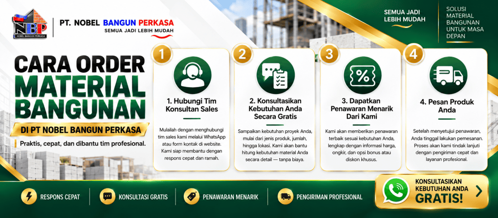 cara order di nobel bangun perkasa