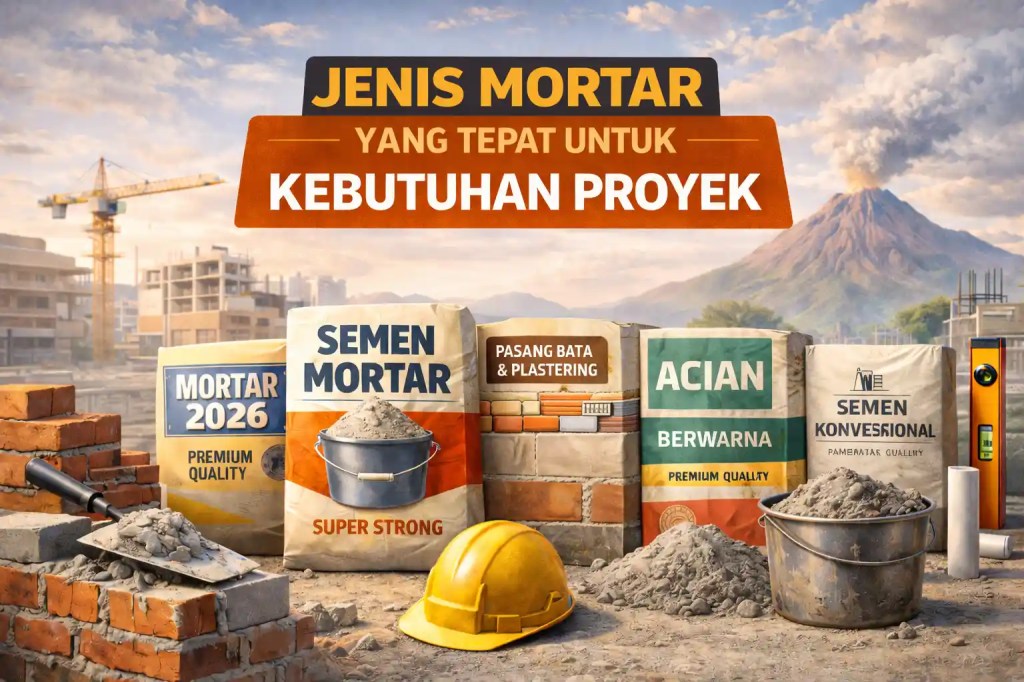 Jenis Mortar yang Tepat untuk Kebutuhan Proyek
