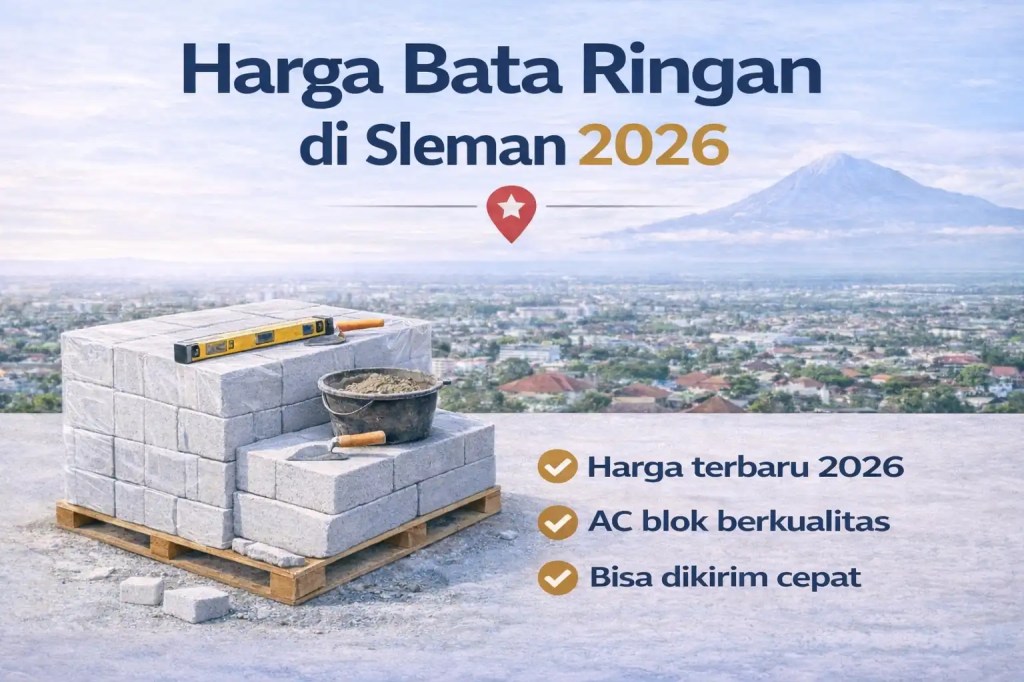 harga bata ringan di sleman 2026