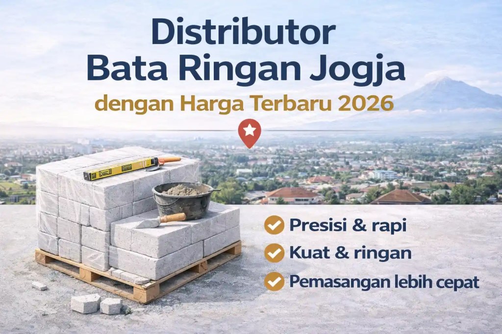 distributor bata ringan jogja dengan harga terbaru 2026