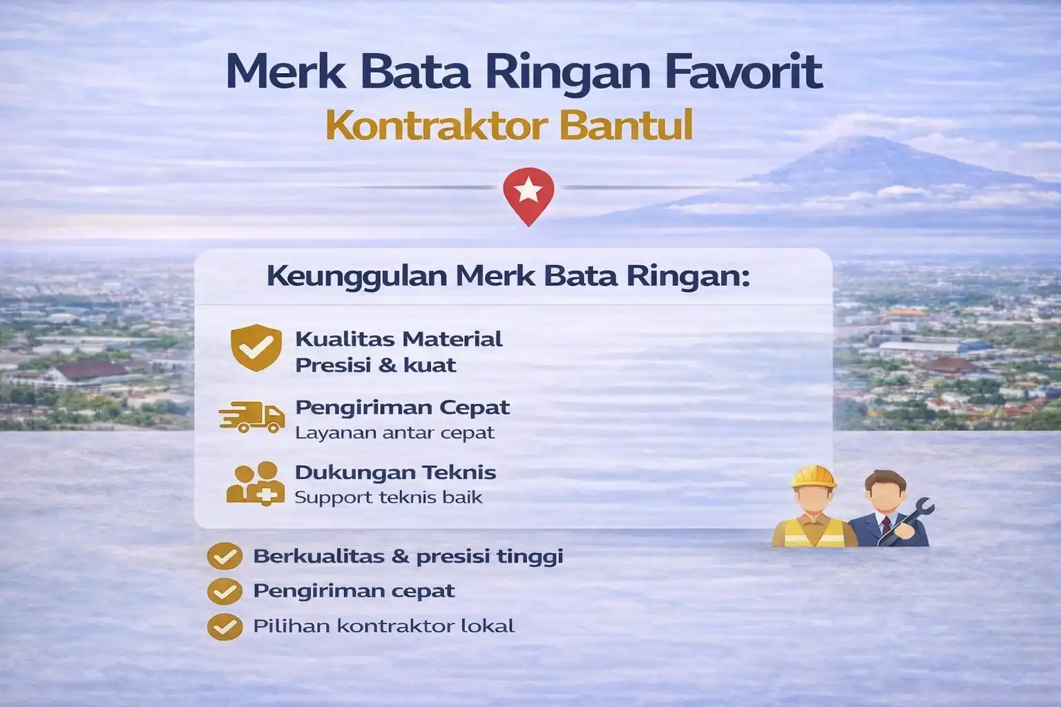 Merk Bata Ringan Favorit Kontraktor Bantul
