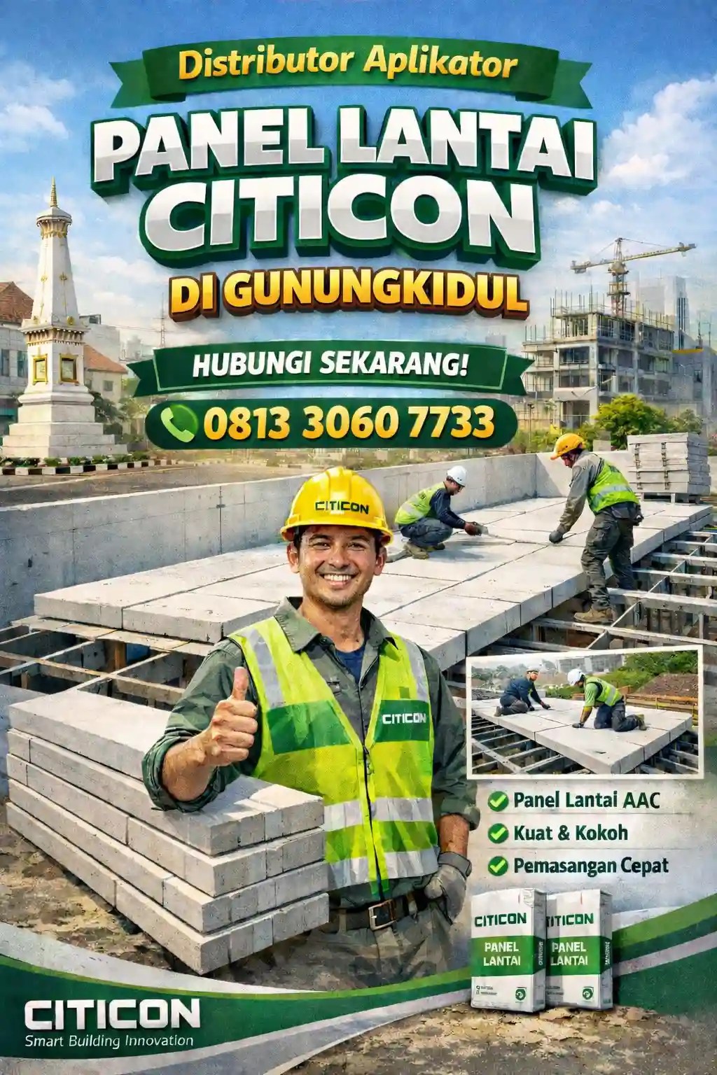 Distributor Aplikator Panel Lantai Citicon di&nbsp;Gunungkidul