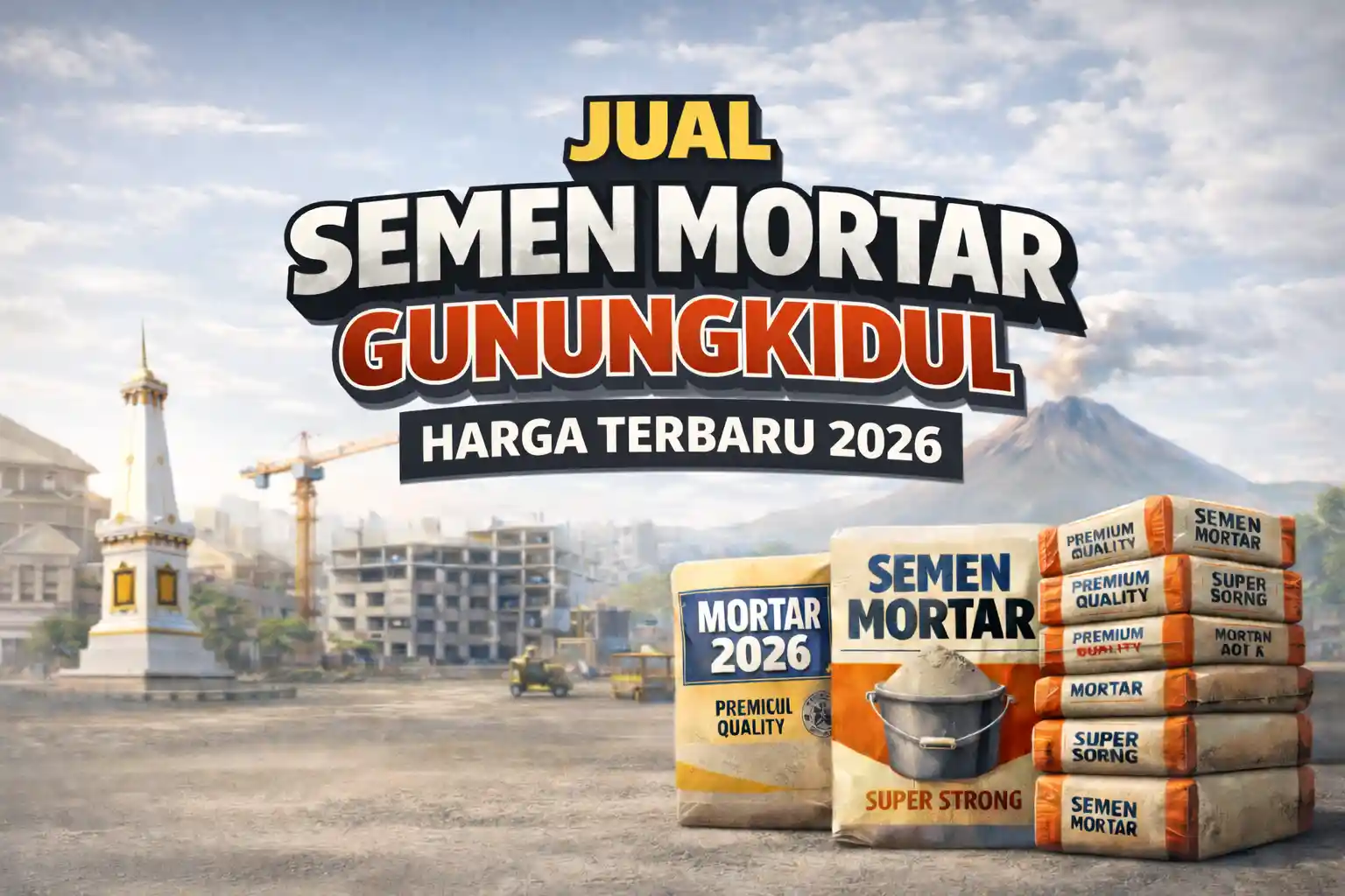 Jual Semen Mortar Gunungkidul Harga Terbaru 2026