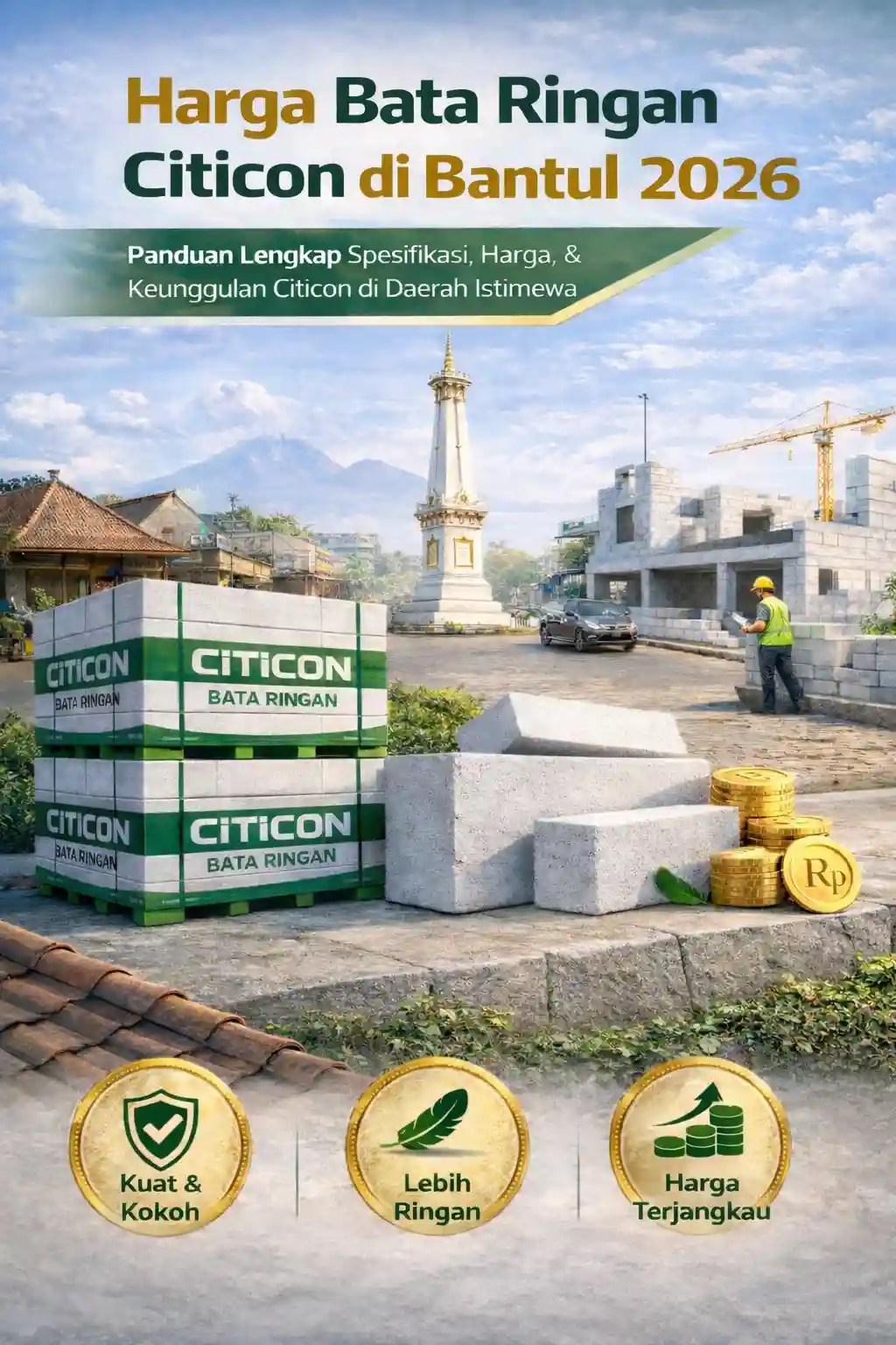 Harga Bata Ringan Citicon di Bantul 2026