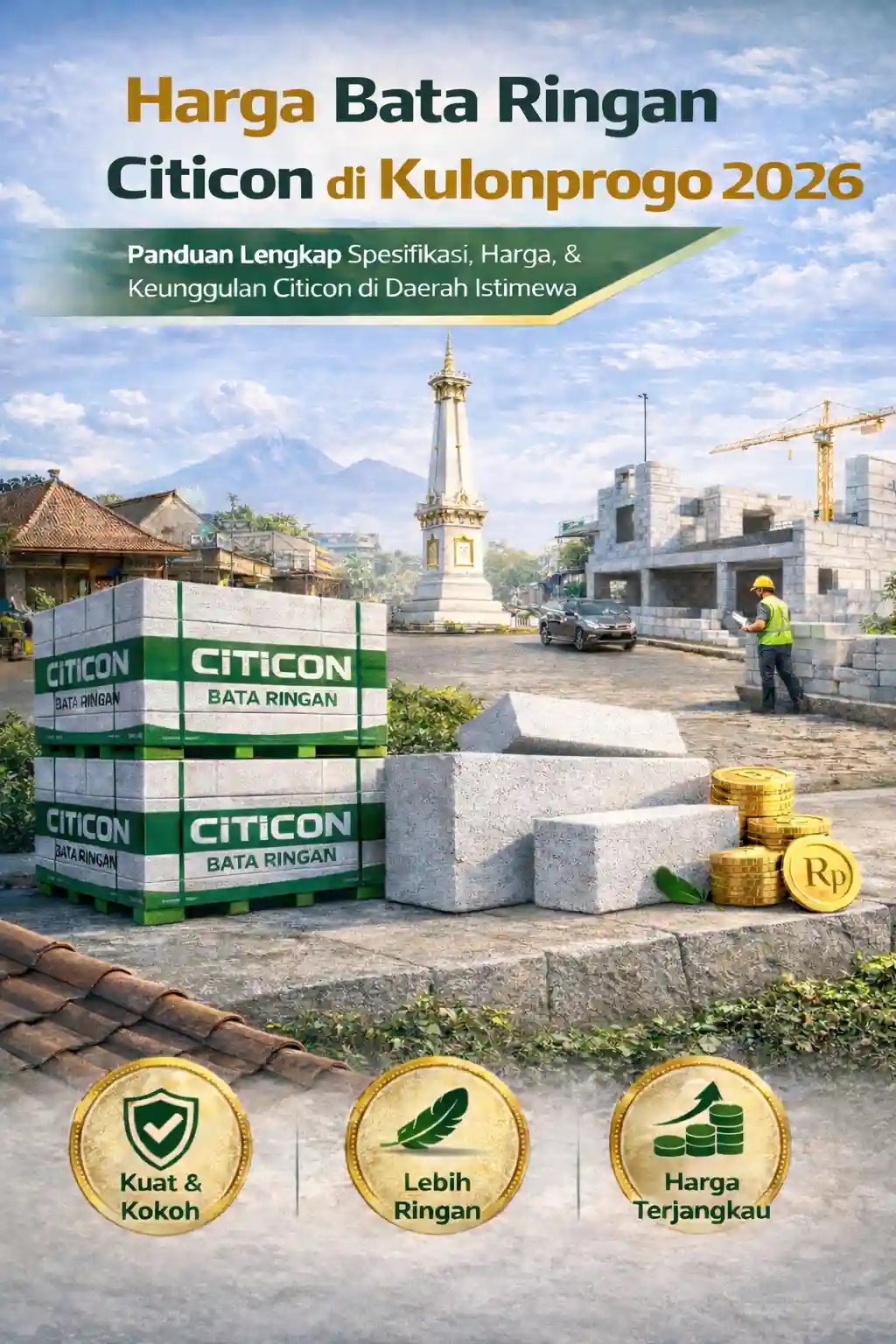 Harga Bata Ringan Citicon di Kulonprogo 2026