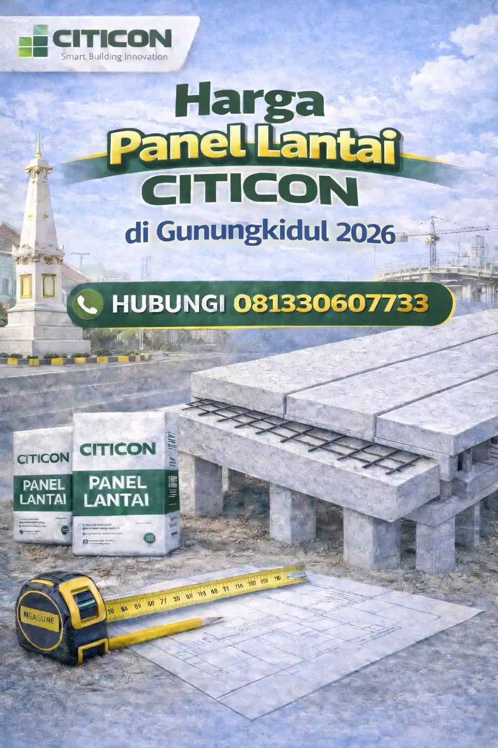 Harga Panel Lantai Citicon di Gunungkidul&nbsp;2026