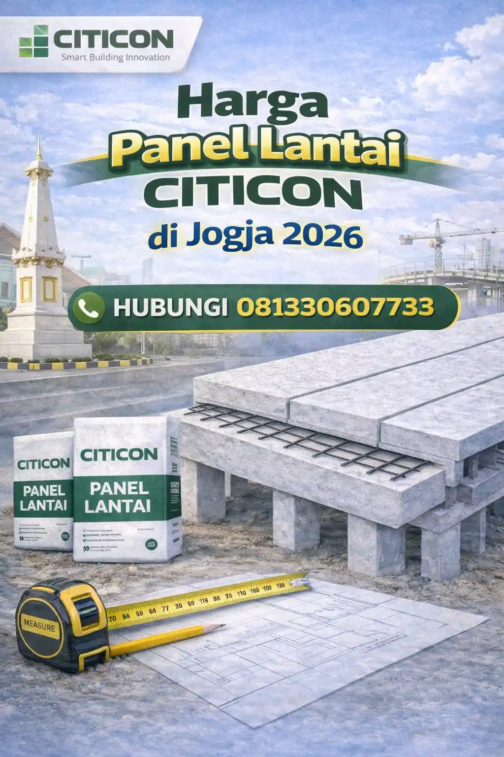 Harga Panel Lantai Citicon di Jogja 2026