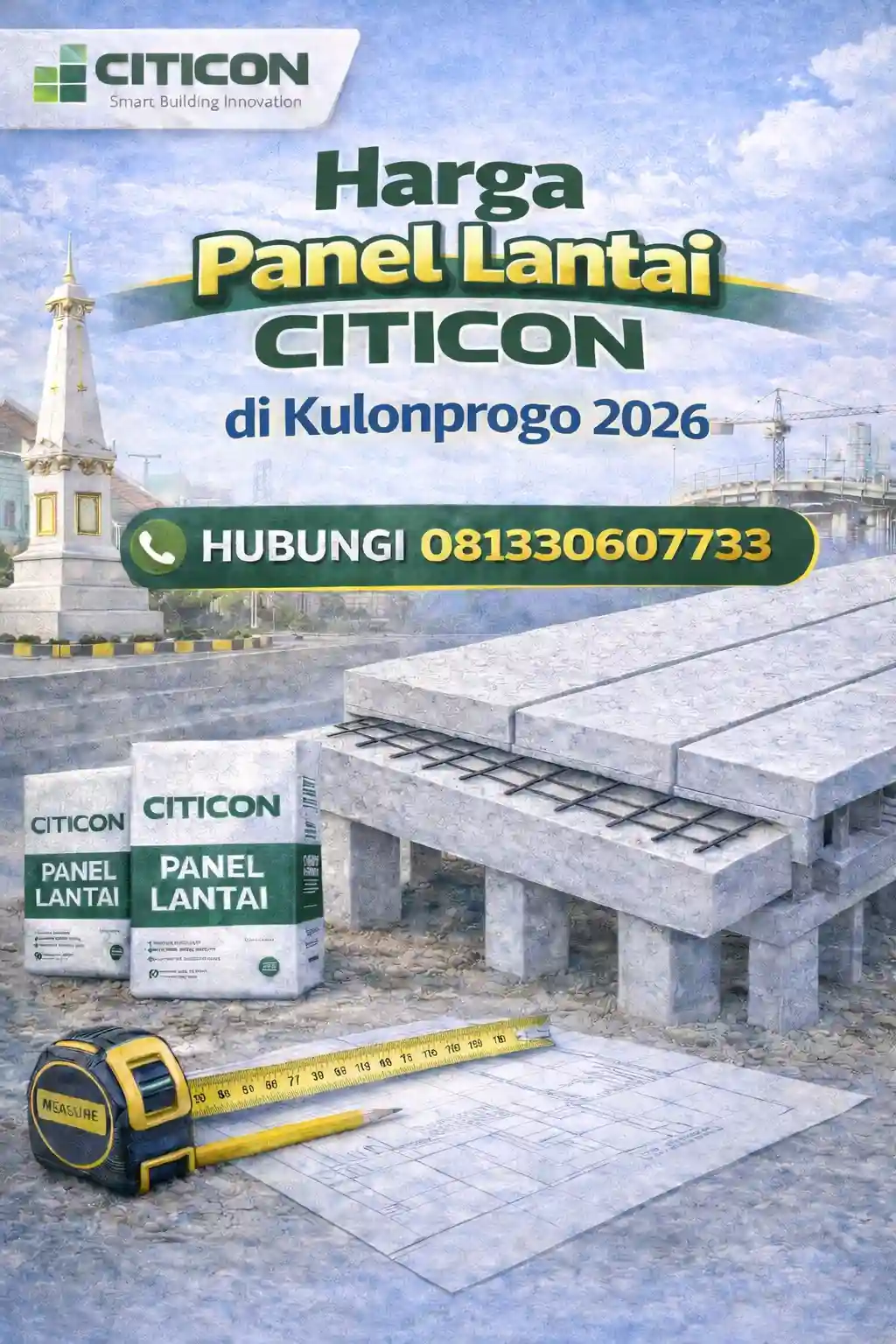 Harga Panel Lantai Citicon di Kulonprogo 2026