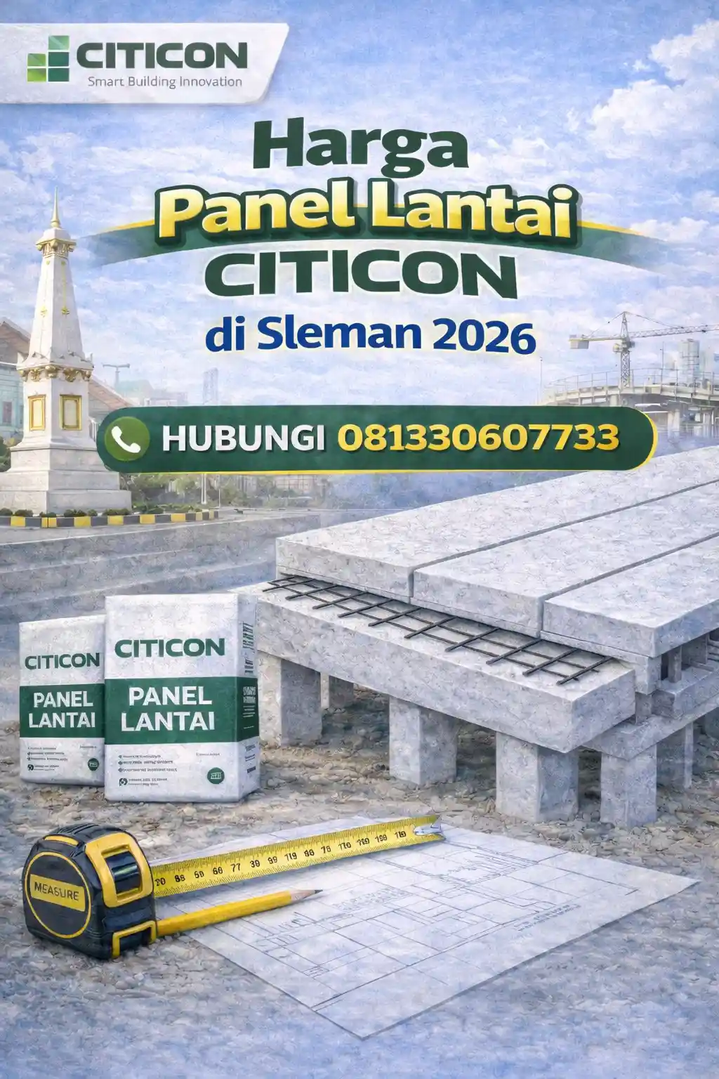 Harga Panel Lantai Citicon di Sleman 2026