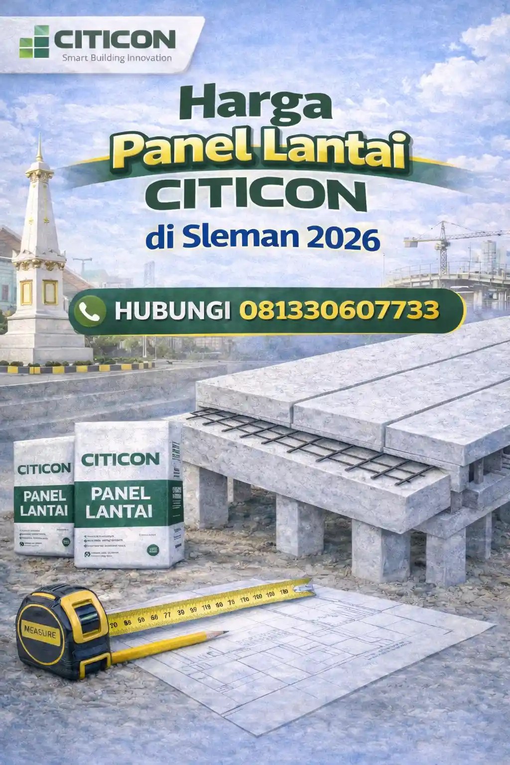 Harga Panel Lantai Citicon di Sleman&nbsp;2026
