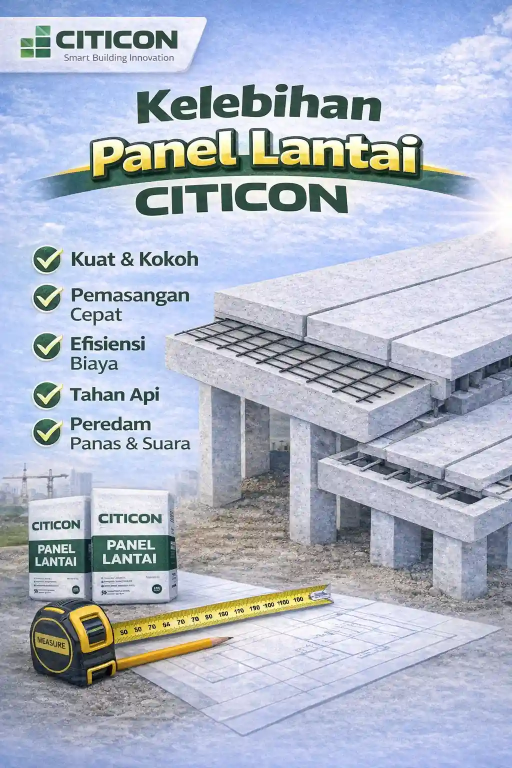 Kelebihan Panel Lantai Citicon