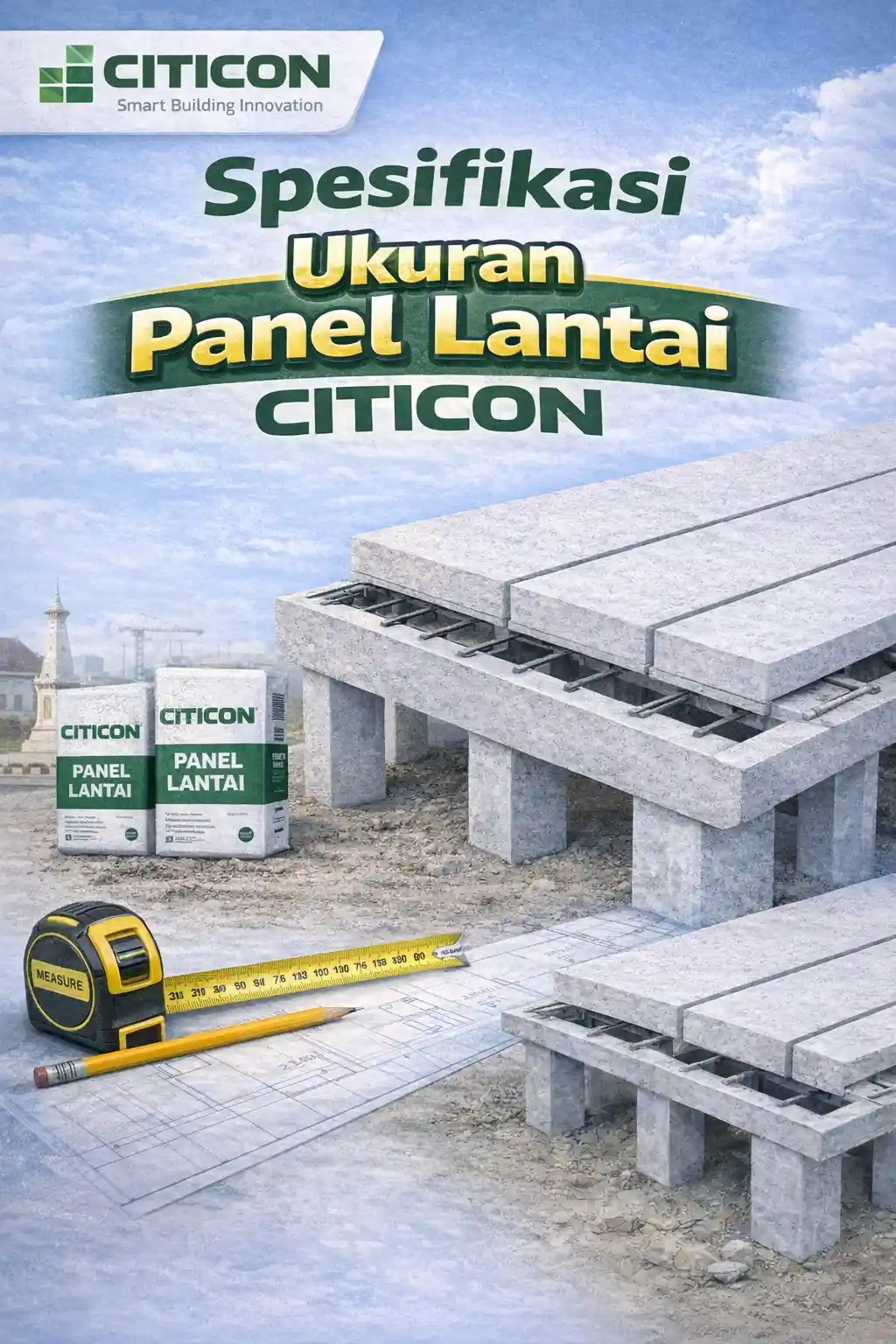 Spesifikasi Ukuran Panel Lantai Citicon