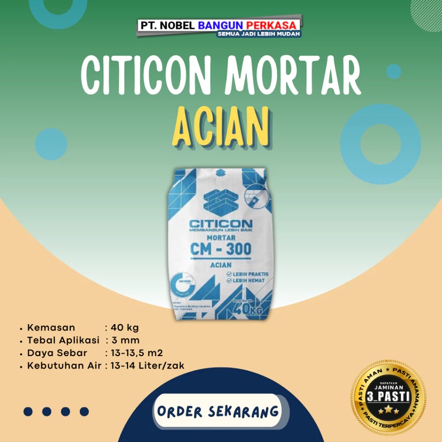 semen mortar citicon acian