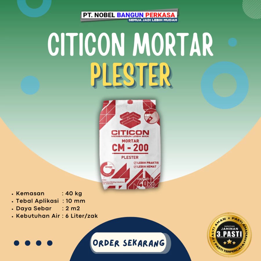 semen mortar citicon plester